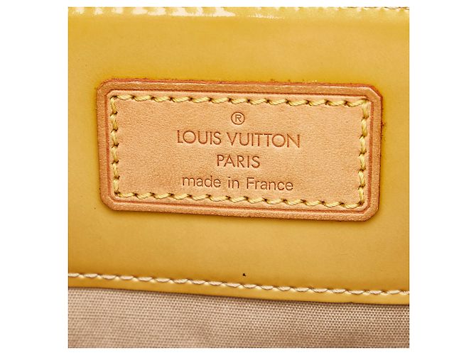 Louis Vuitton Brown Vernis Reade MM Marrone Beige - vista 6
