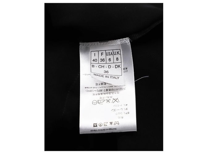 Emilio Pucci Tuta Maniche Lunghe in Seta Nera - vista 6