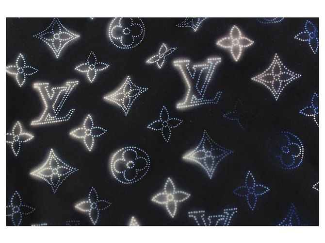 Louis Vuitton Size 36 Einteiliger Badeanzug mit Mahina-Monogramm in Marineblau - Ansicht 2