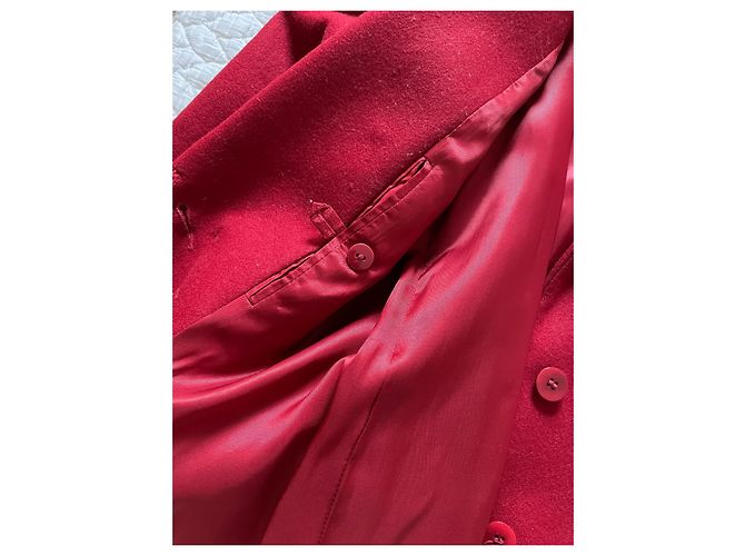 Cos Abrigo de lana rojo - vista 5