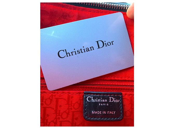 Borsa a mano Lady Dior Dior in pelle nera Nero - vista 4