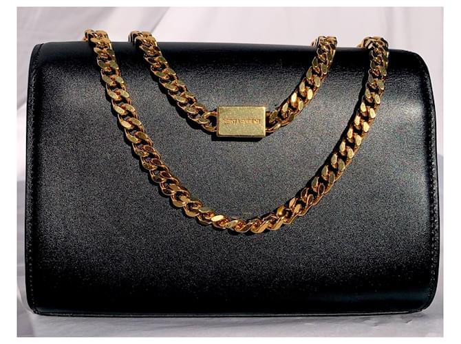 Kate Monogramme Saint Laurent Kate monogramma nappa Nero - vista 2