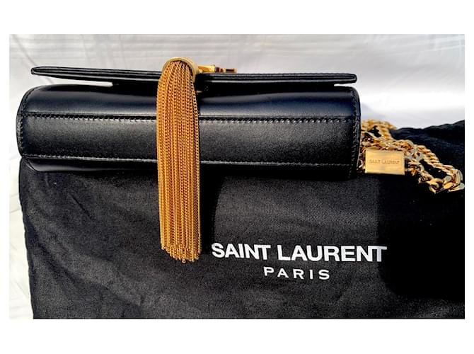 Kate Monogramme Saint Laurent Kate monogramma nappa Nero - vista 4