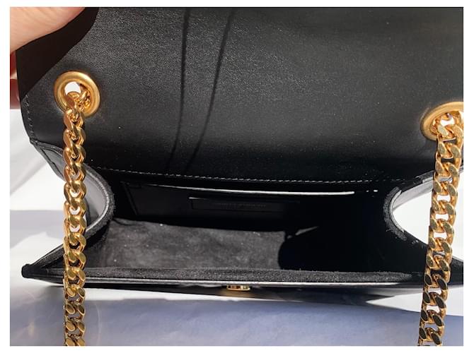 Kate Monogramme Saint Laurent Kate monogramma nappa Nero - vista 7