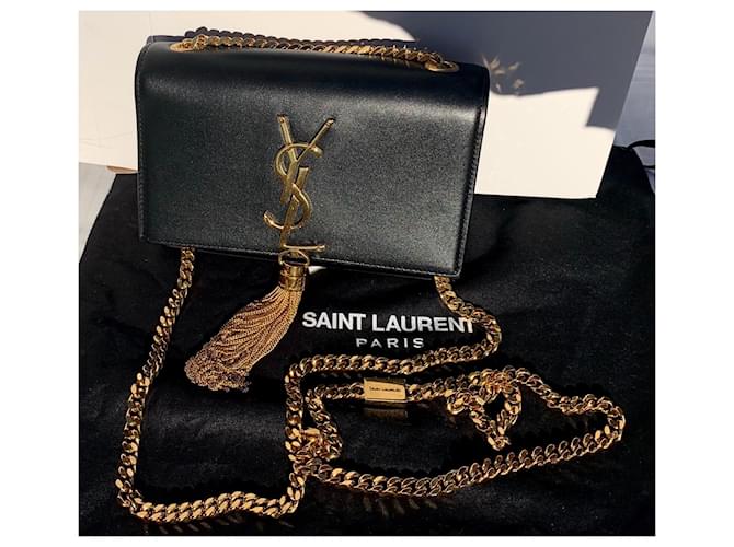 Kate Monogramme Saint Laurent Kate monogramma nappa Nero - vista 8
