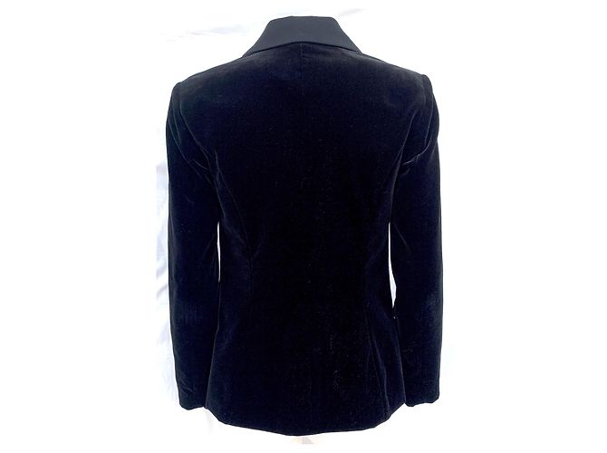 Chanel Tuxedy Jacke aus schwarzer Wolle - Ansicht 4