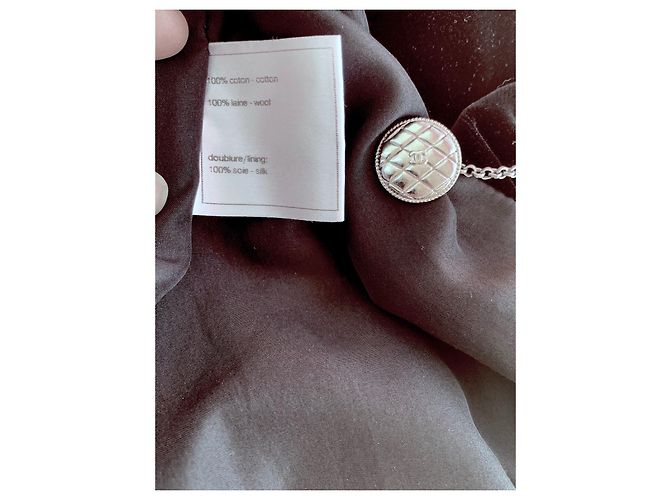 Chanel Tuxedy Jacke aus schwarzer Wolle - Ansicht 6