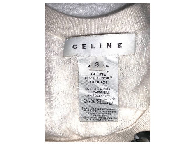 Céline Kleid aus metallischem Kaschmir - Ansicht 2