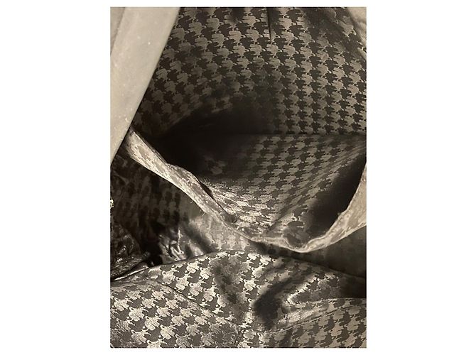 Zaino Karl Lagerfeld nero in pelle e nylon - vista 10