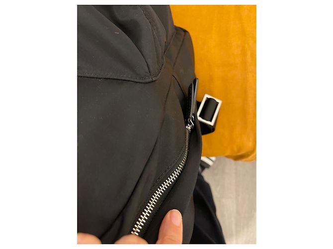 Zaino Karl Lagerfeld nero in pelle e nylon - vista 11