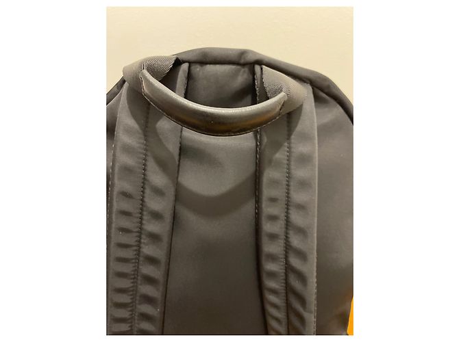 Zaino Karl Lagerfeld nero in pelle e nylon - vista 12