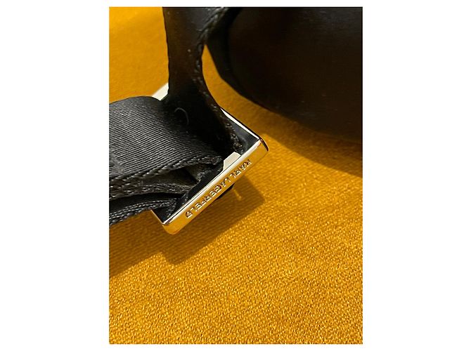 Zaino Karl Lagerfeld nero in pelle e nylon - vista 14