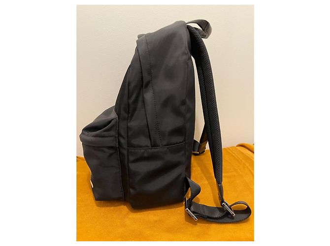 Zaino Karl Lagerfeld nero in pelle e nylon - vista 17