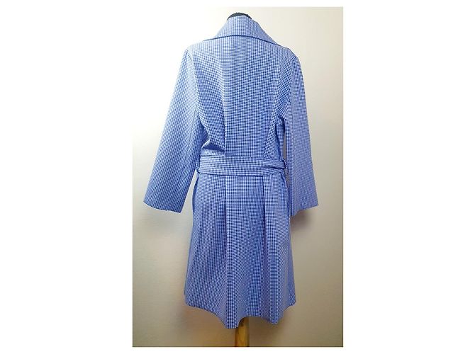 Autre Marque Gabardina Rich & Royal Vichy Azul Royal Blanco - vista 4