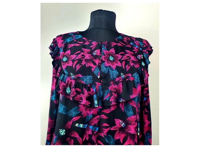 & Other Stories Bluse mit Blumenmuster Viscose Mehrfarben - Ansicht 3