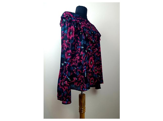 & Other Stories Bluse mit Blumenmuster Viscose Mehrfarben - Ansicht 4