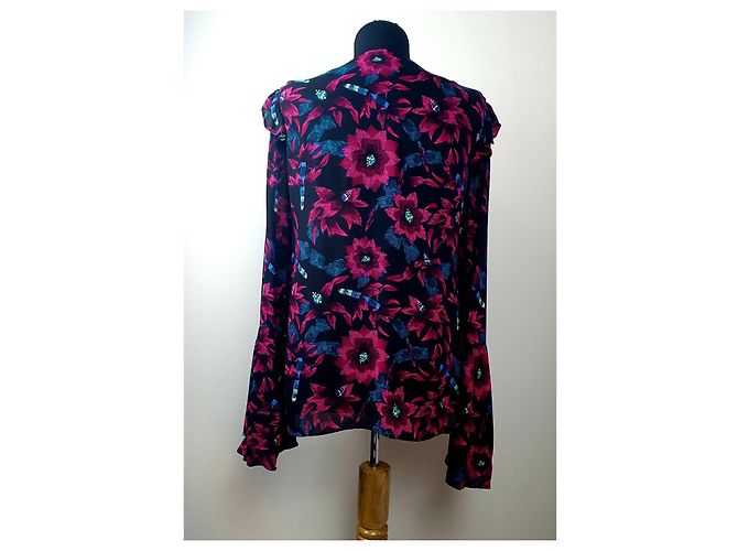 & Other Stories Bluse mit Blumenmuster Viscose Mehrfarben - Ansicht 5