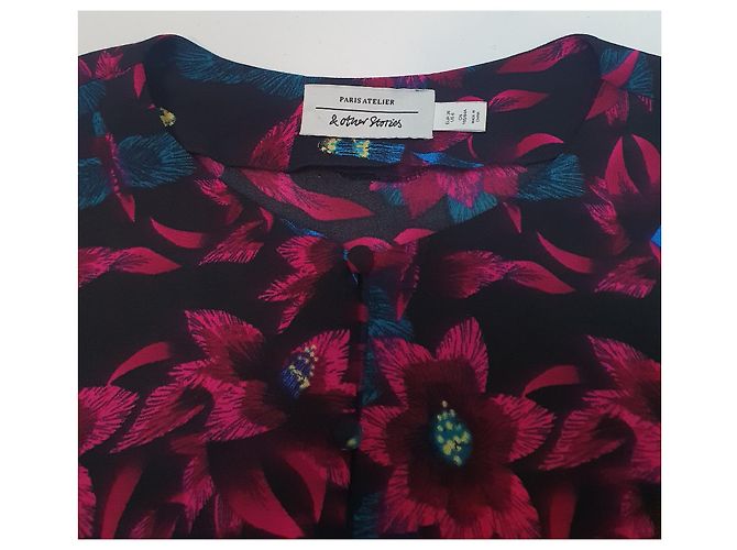 & Other Stories Bluse mit Blumenmuster Viscose Mehrfarben - Ansicht 6