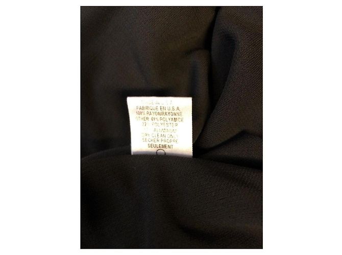 Diane Von Furstenberg Abito vintage DvF Obi nero e oro D'oro - vista 9