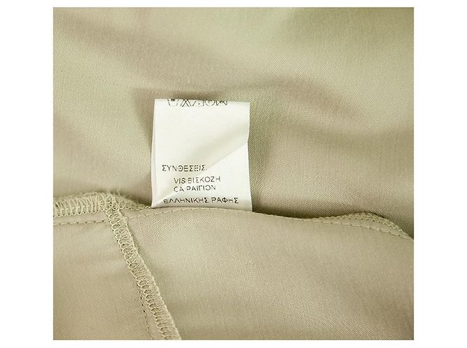 Autre Marque Milla Glänzende Beige Elastische Taille Kurze Viskose Hose Hose Gr. S - Ansicht 4