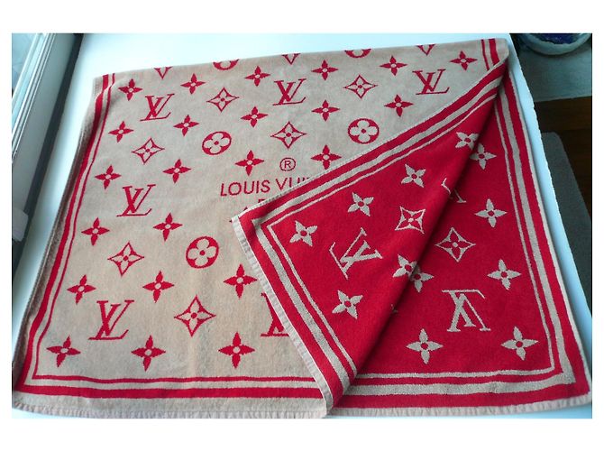 LOUIS VUITTON Strandtuch MONOGRAMM NEU ZUSTAND Mehrfarben - Ansicht 3