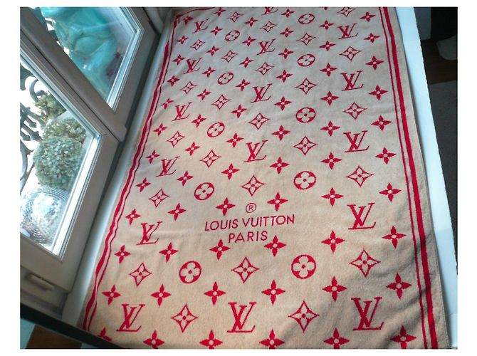 LOUIS VUITTON Strandtuch MONOGRAMM NEU ZUSTAND Mehrfarben - Ansicht 6