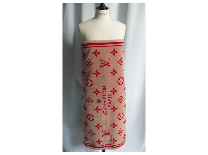 LOUIS VUITTON Strandtuch MONOGRAMM NEU ZUSTAND Mehrfarben - Ansicht 7