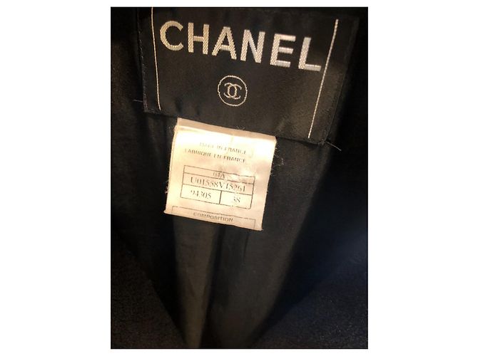 Chanel Black Wool Jacket - vista 4