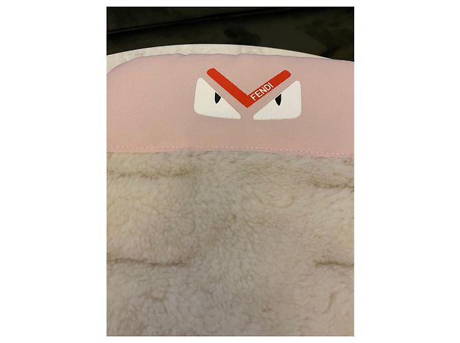 Fendi Universal Stroller Mattress Pink Wool - view 2