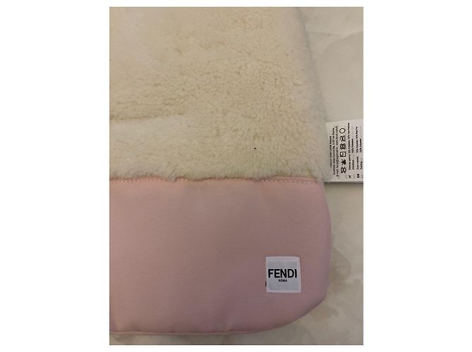 Fendi Universal Stroller Mattress Pink Wool - view 3