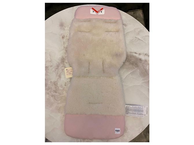 Fendi Universal Stroller Mattress Pink Wool - view 4