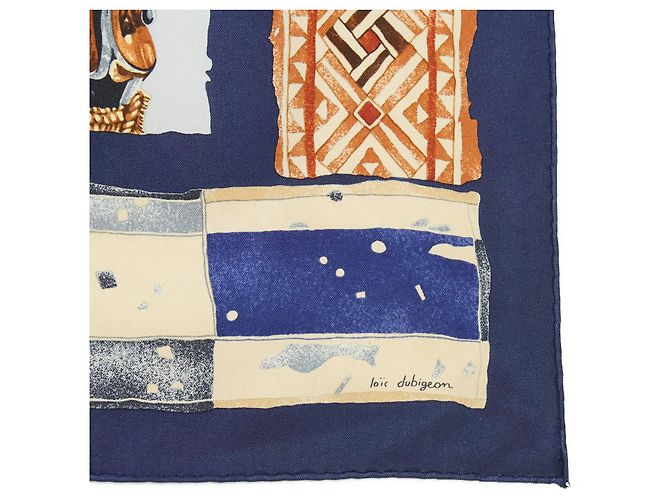 Hermès PERSONA 1997 NAVY SEPPIA Blu navy - vista 4