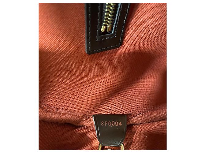 Borsa Louis Vuitton Nolita Marrone Damier Ebene - vista 15