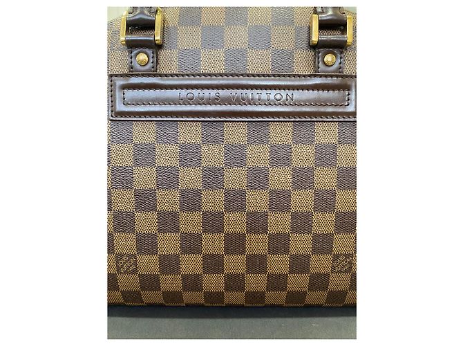 Borsa Louis Vuitton Nolita Marrone Damier Ebene - vista 20