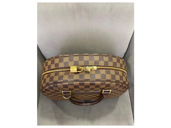 Borsa Louis Vuitton Nolita Marrone Damier Ebene - vista 4