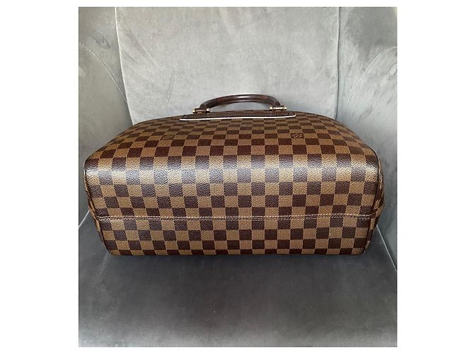 Borsa Louis Vuitton Nolita Marrone Damier Ebene - vista 5