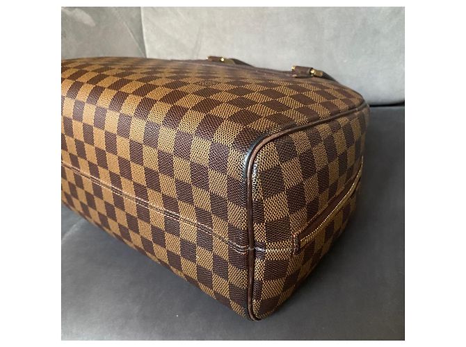 Borsa Louis Vuitton Nolita Marrone Damier Ebene - vista 6
