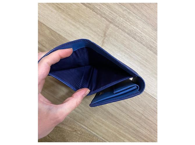 Cartera Prada Peada de piel Saffiano azul - vista 10