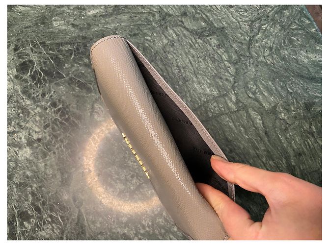 Burberry Two Tone Glossy Leather Wallet - view 15