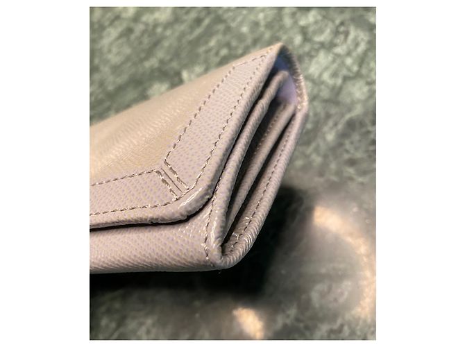 Burberry Two Tone Glossy Leather Wallet - view 7