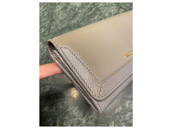 Burberry Two Tone Glossy Leather Wallet - view 8