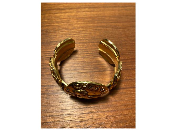 Bracciale Chanel vintage D'oro - vista 2