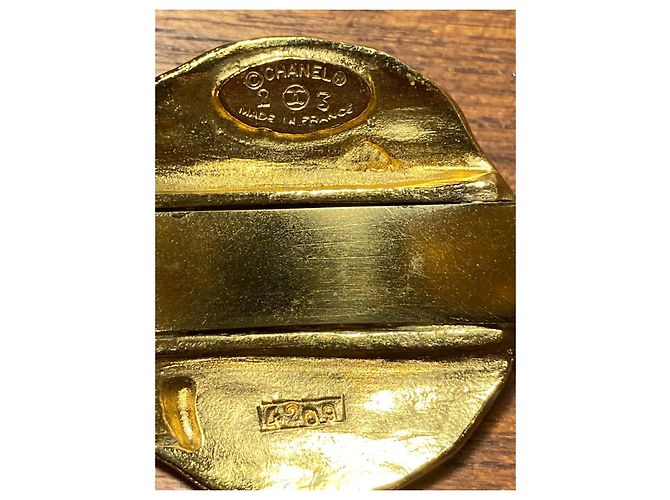 Bracciale Chanel vintage D'oro - vista 4