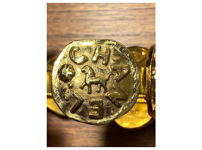 Bracciale Chanel vintage D'oro - vista 5