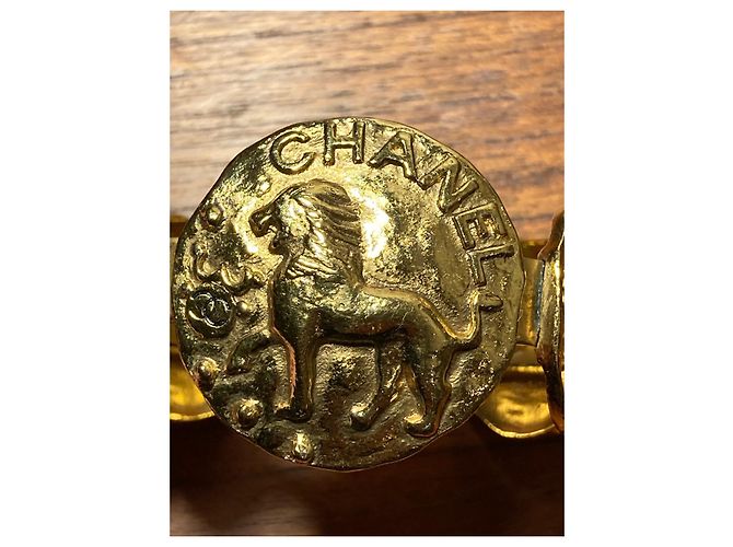 Bracciale Chanel vintage D'oro - vista 6