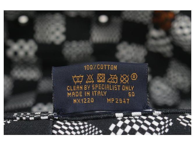 Louis Vuitton Size 60 Black x White Distorted Damier Bucket Hat Fisherman - Ansicht 11
