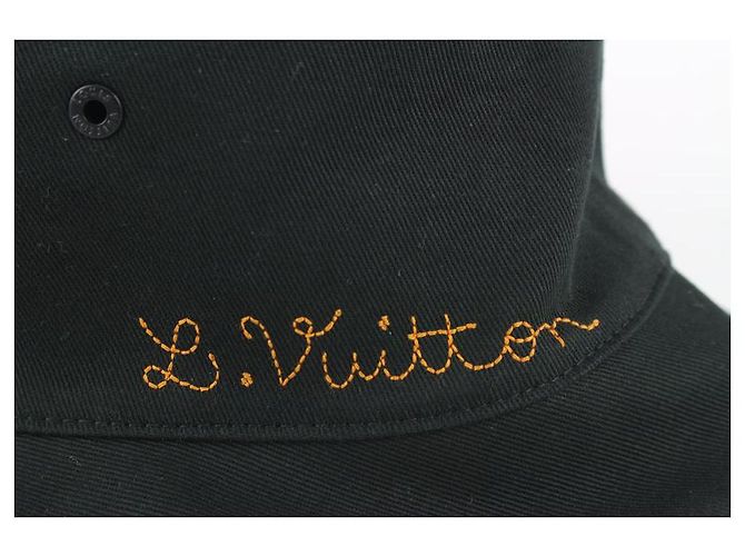 Louis Vuitton Size 60 Black x White Distorted Damier Bucket Hat Fisherman - Ansicht 7