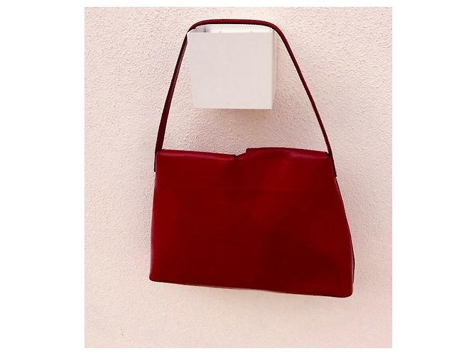 Borsa a tracolla Jean Paul Gaultier in pelle rossa Rosso - vista 2