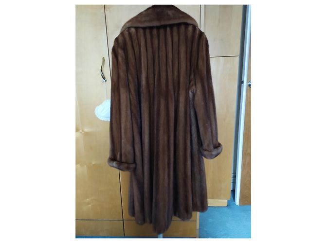 Abrigo de visón Milady Marrón Castaño - vista 2