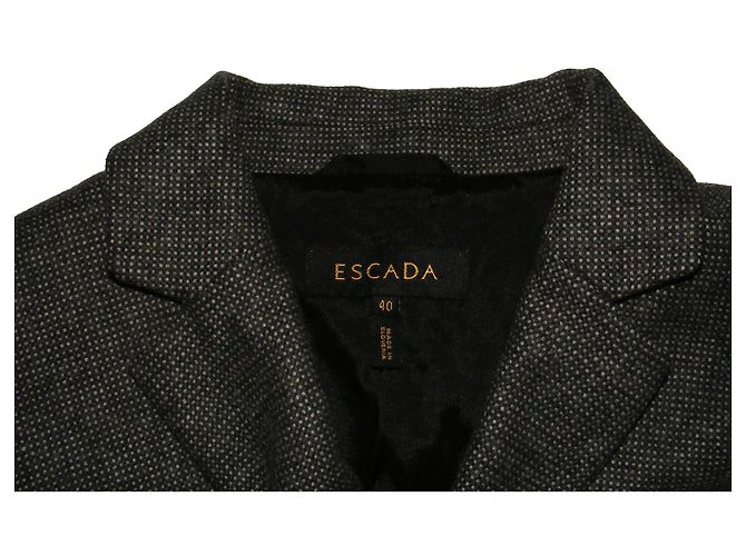 Escada Grey Wool Jacket - view 3